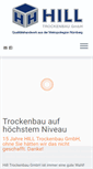 Mobile Screenshot of hill-trockenbau.de